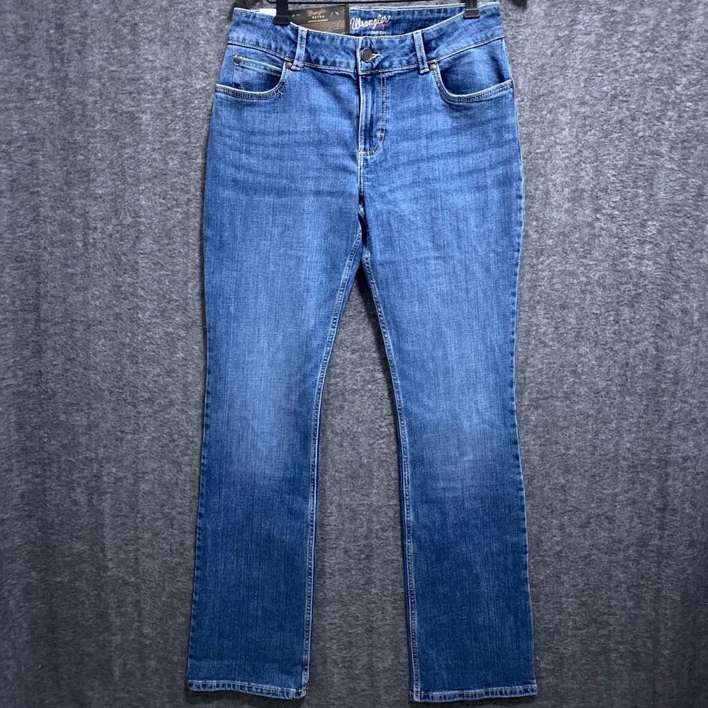 NWT Wrangler Retro Mae Jeans Women‎ 9x36 Mid Rise Boot Cut Denim Western Cowgirl